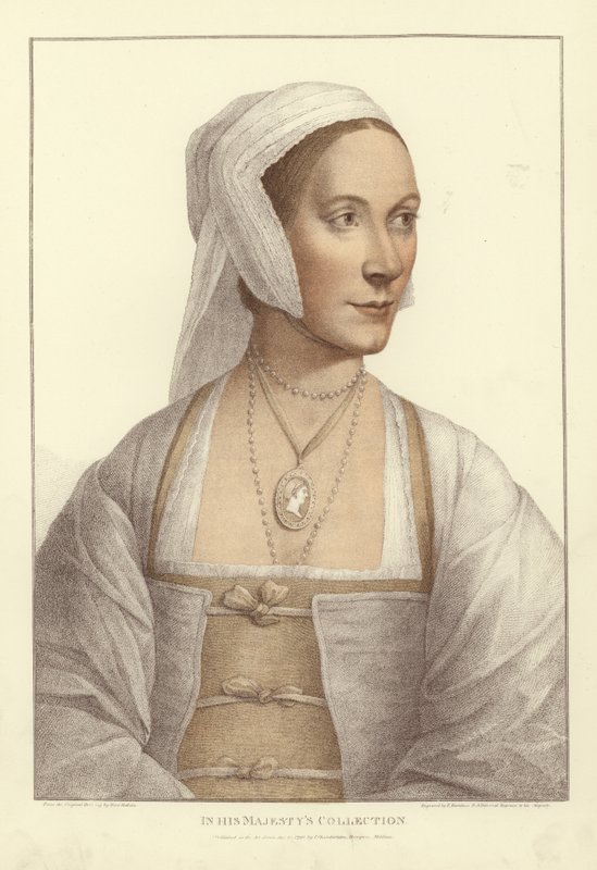 Mulher anônima (aquatinta) de Hans Holbein der Jüngere