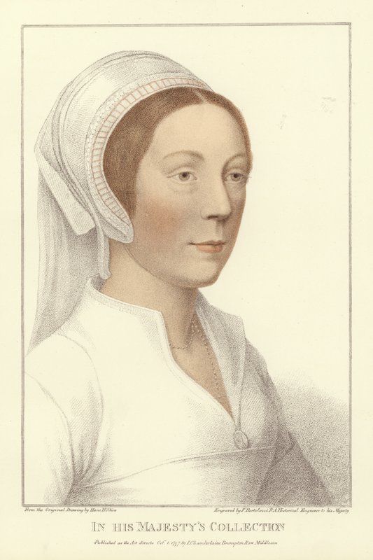 Catherine Howard (aquatinta) de Hans Holbein der Jüngere