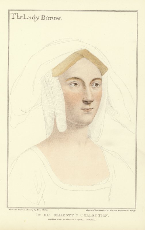 Catherine, The Lady Borough (aquatinta) de Hans Holbein der Jüngere