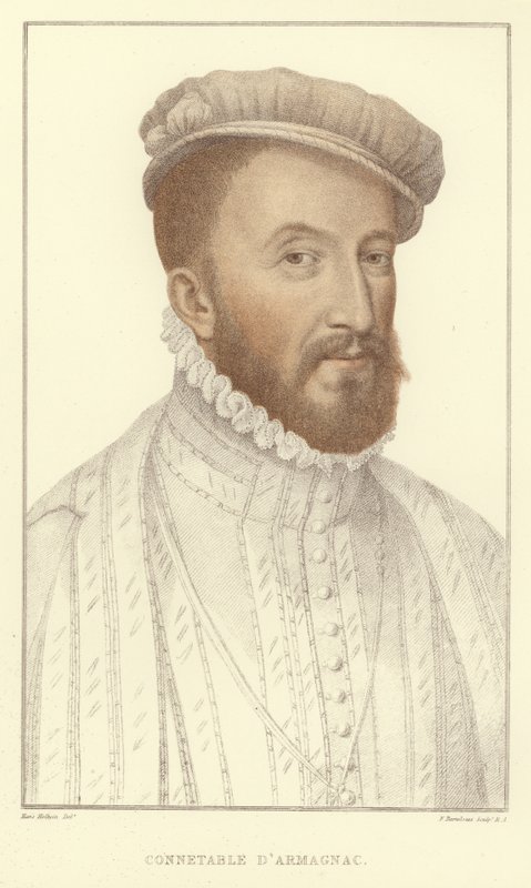 D&39;Armagnac Connetable (aquatinta) de Hans Holbein der Jüngere