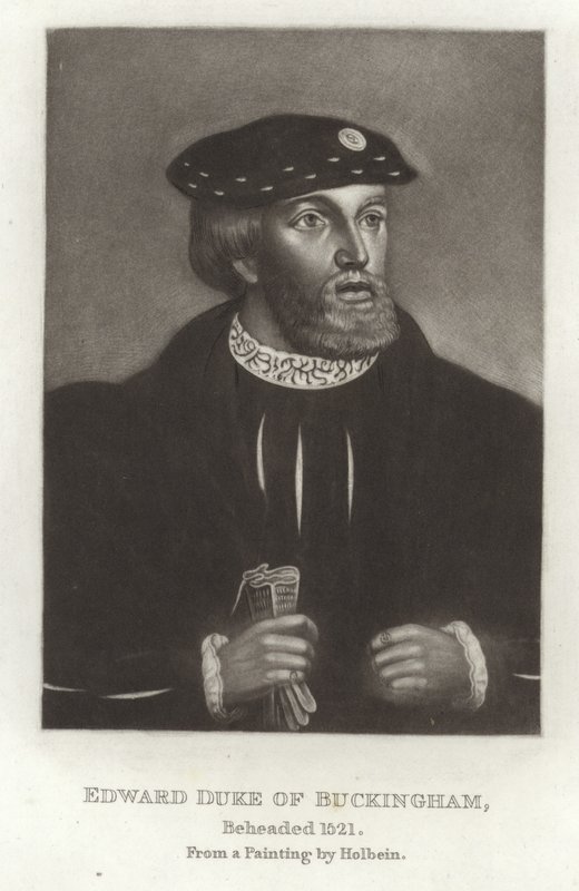 Edward Duke de Buckingham de Hans Holbein der Jüngere