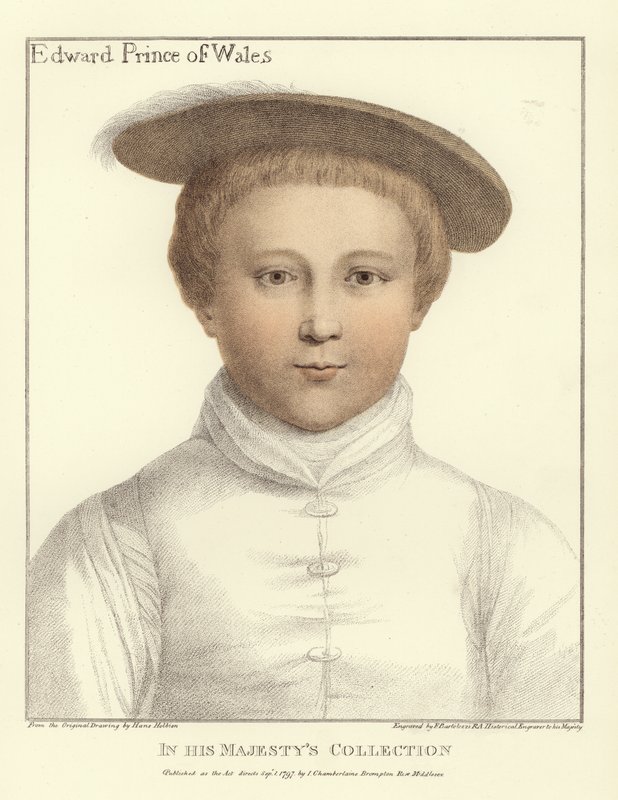 Edward, Príncipe de Gales (aquatint) de Hans Holbein der Jüngere