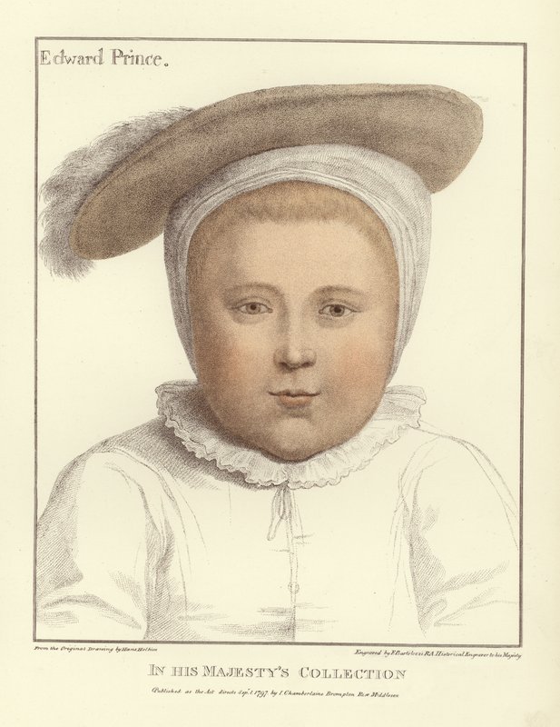Edward, Príncipe de Gales (aquatint) de Hans Holbein der Jüngere