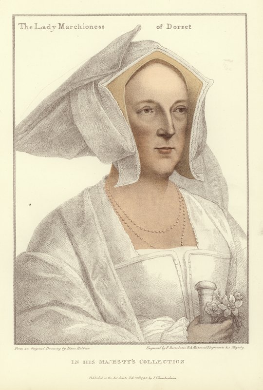 Frances, a marquesa de Dorset (aquatint) de Hans Holbein der Jüngere