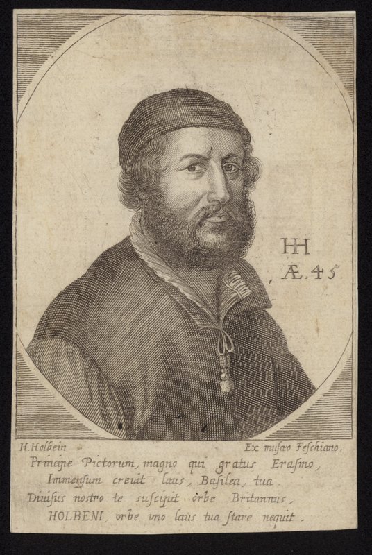 Auto-retrato de Hans Holbein de Hans Holbein der Jüngere