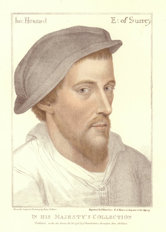 Henry Howard, conde de Surrey (aquatinta) de Hans Holbein der Jüngere