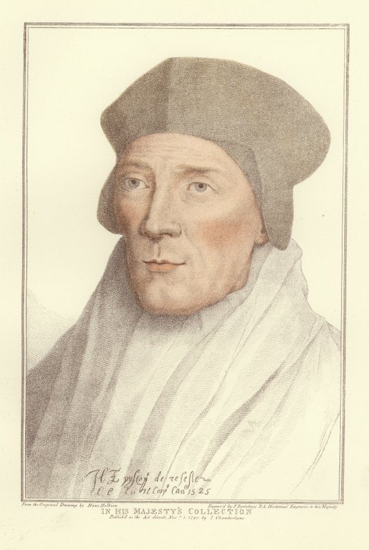 John Fisher, Bispo de Rochester (aquatinta) de Hans Holbein der Jüngere