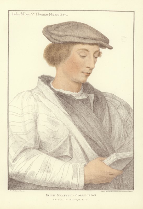 John More, filho de Sir Thomas More (aquatinta) de Hans Holbein der Jüngere