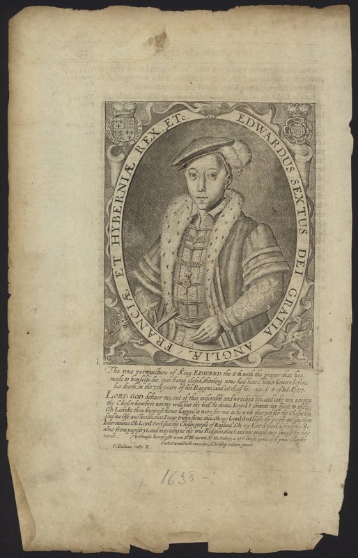 Rei Eduardo VI da Inglaterra e Irlanda de Hans Holbein der Jüngere