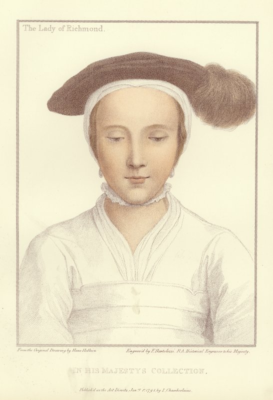 Mary FitzRoy, Duquesa de Richmond e Somerset (aquatinta) de Hans Holbein der Jüngere