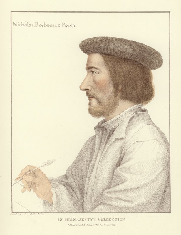 Nicholas Borbonius (aquatint) de Hans Holbein der Jüngere