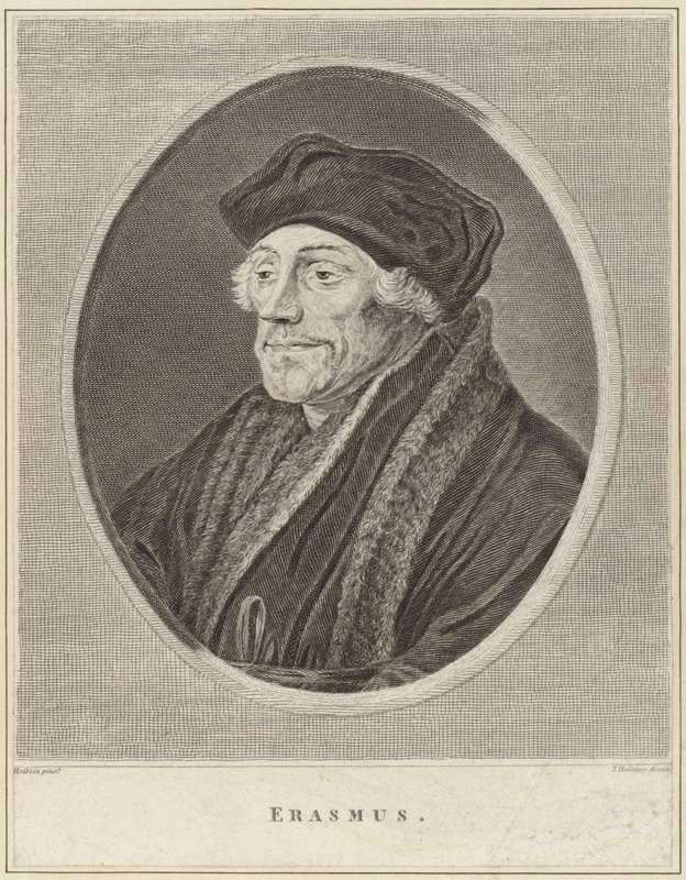 Retrato de Erasmus de Hans Holbein der Jüngere