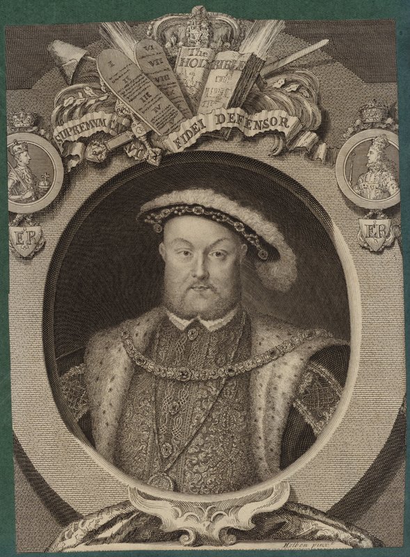 Retrato do rei Henrique VIII da Inglaterra de Hans Holbein der Jüngere
