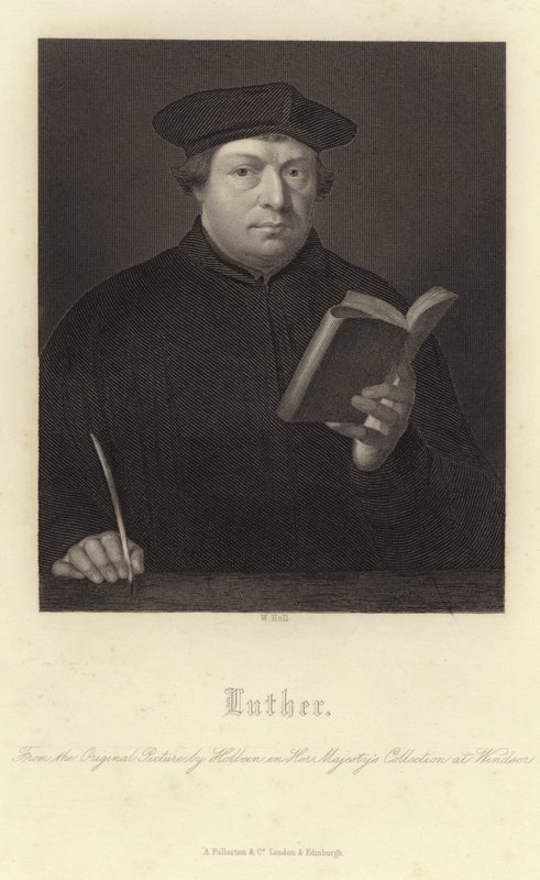 Retrato de Martinho Lutero de Hans Holbein der Jüngere