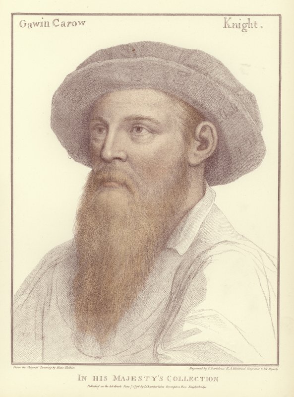 Sir Gawain Carew (aquatinta) de Hans Holbein der Jüngere