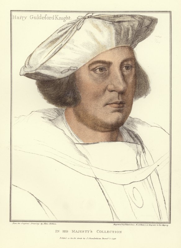 Sir Henry Guildford (aquatinta) de Hans Holbein der Jüngere