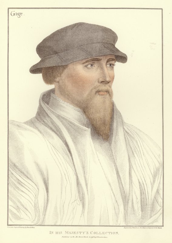 Sir John Gage (aquatinta) de Hans Holbein der Jüngere
