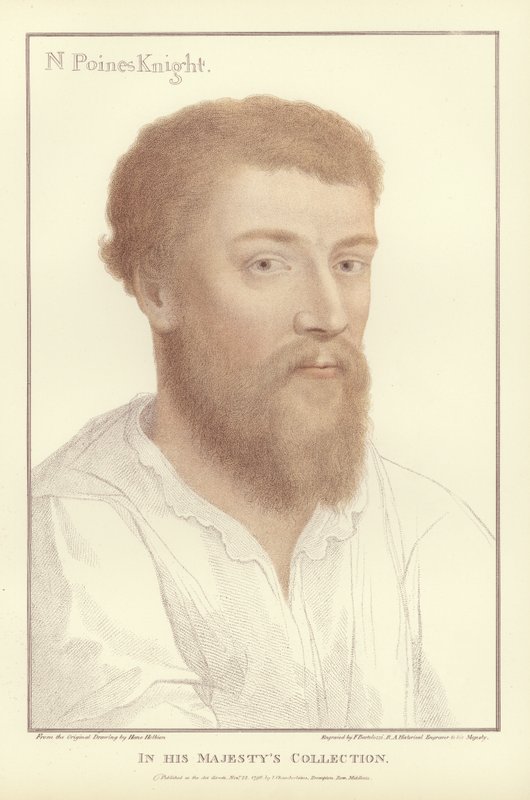 Sir Nicholas Poins (aquatinta) de Hans Holbein der Jüngere