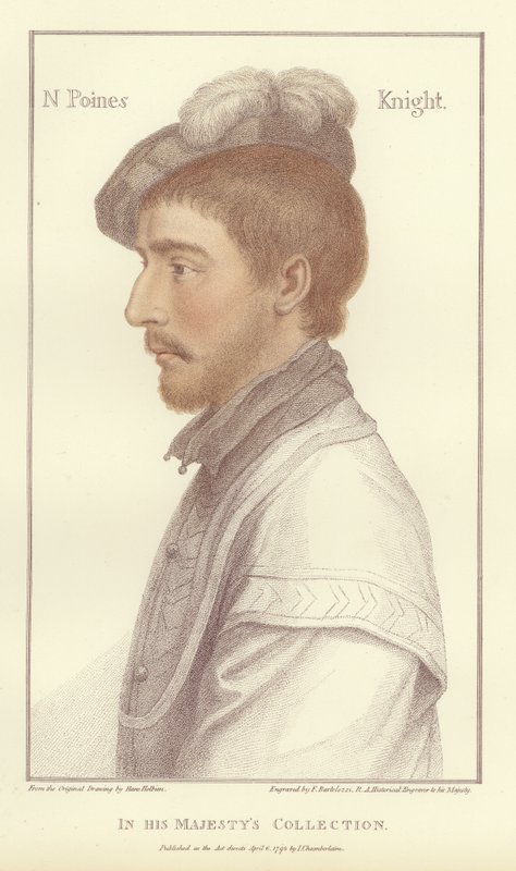 Sir Nicholas Poins (aquatinta) de Hans Holbein der Jüngere