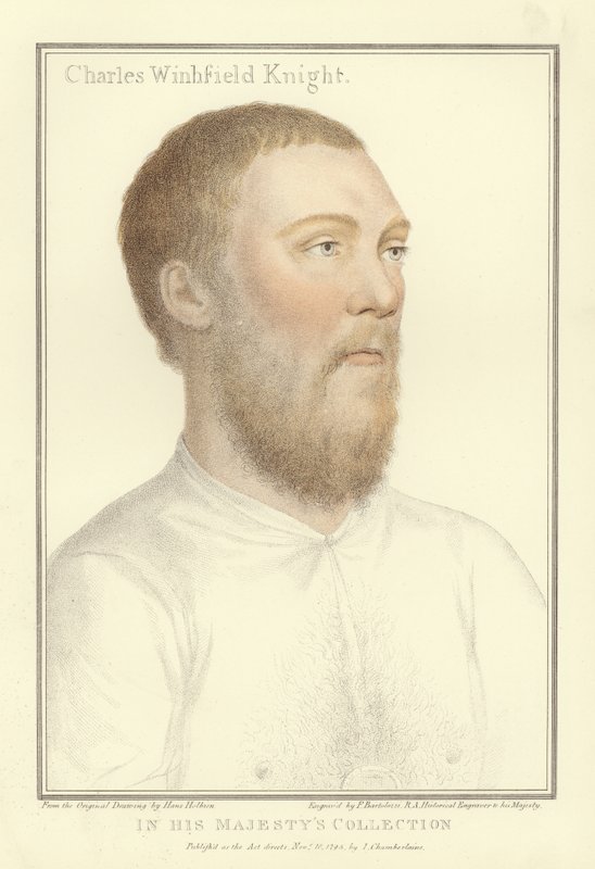 Sir Richard Wingfield (aquatinta) de Hans Holbein der Jüngere