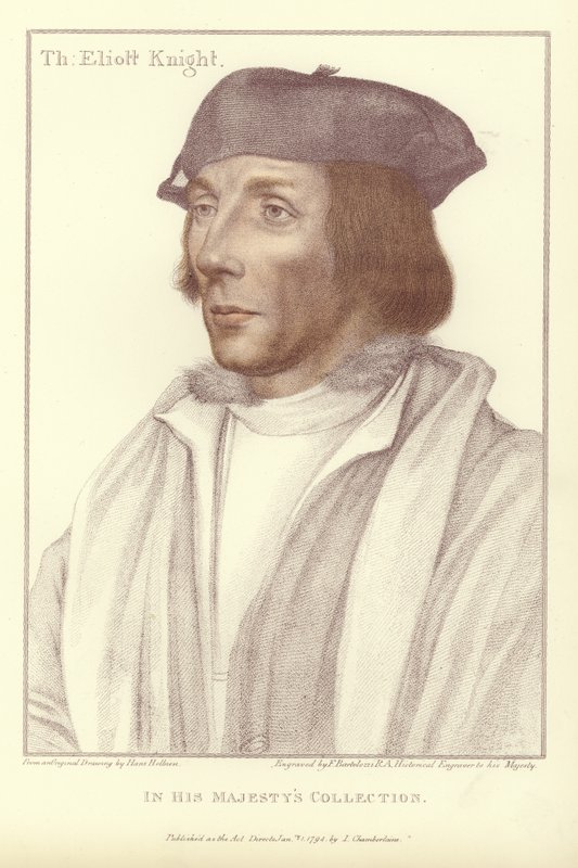 Sir Thomas Elyot, (aquatinta) de Hans Holbein der Jüngere