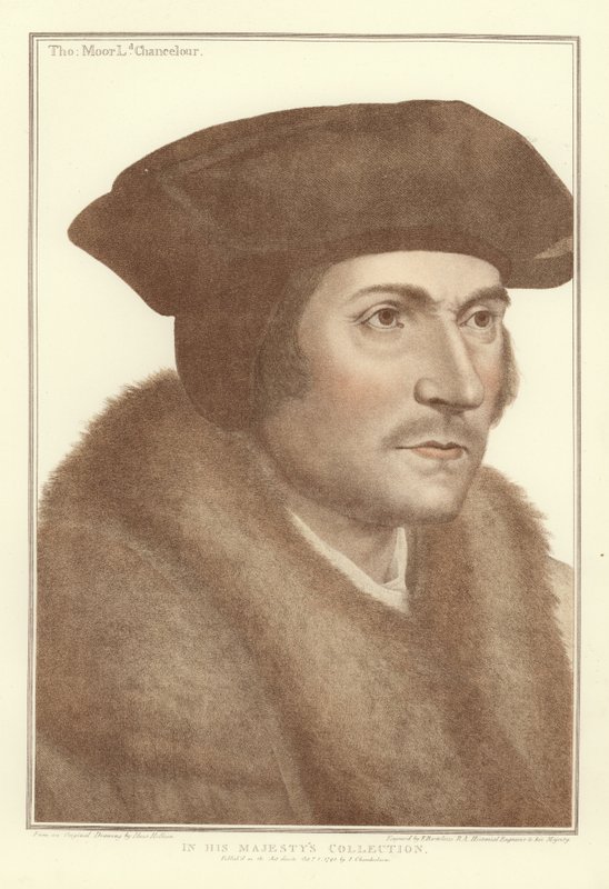Sir Thomas More (aquatinta) de Hans Holbein der Jüngere