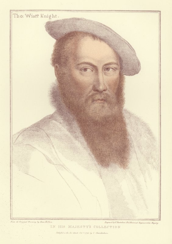 Sir Thomas Wyatt (aquatinta) de Hans Holbein der Jüngere