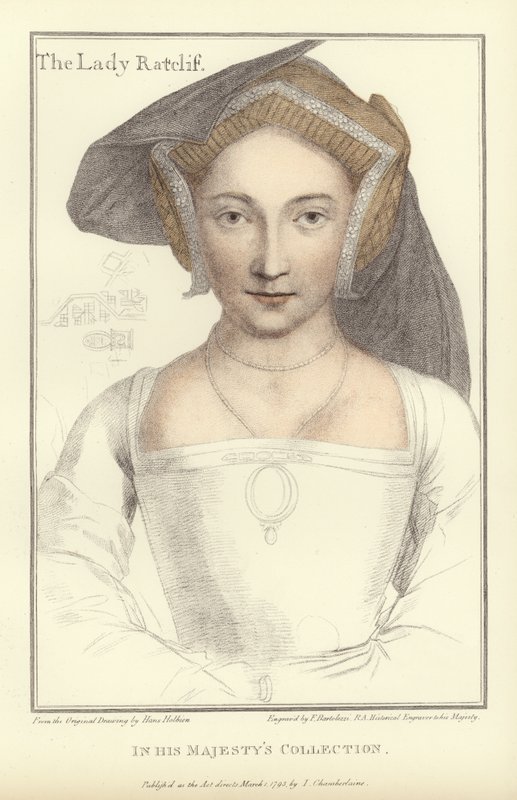 A Senhora Ratcliffe (aquatinta) de Hans Holbein der Jüngere