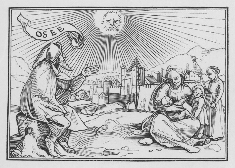A profecia de Oséias, Oséias I, 1 de Hans Holbein der Jüngere