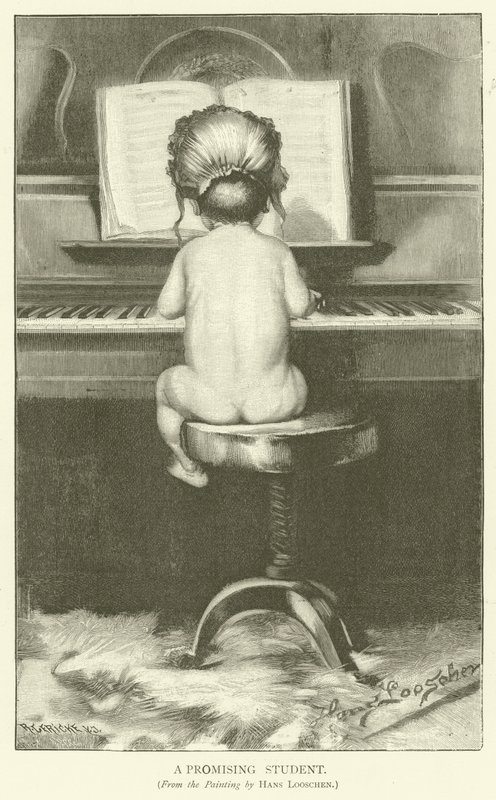 Um estudante promissor (gravura) de Hans Looscher