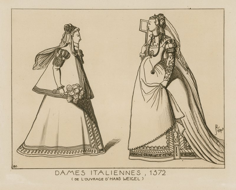 Mulheres italianas, 1572 de Hans Weigel