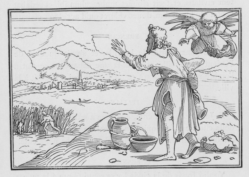 Habacuque Reclamação da Iniqüidade da Terra, Habacuque I, 2 de Hans after Holbein the Younger