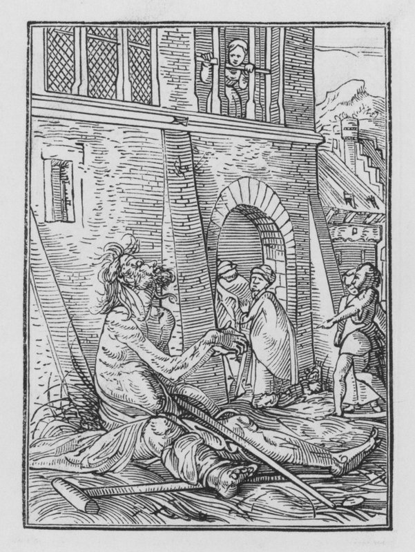 Dança da Morte de Holbein: O Mendigo de Hans after Holbein the Younger