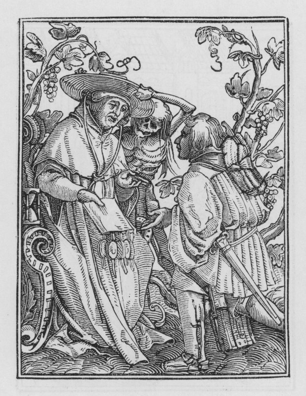 A dança da morte de Holbein: o cardeal de Hans after Holbein the Younger