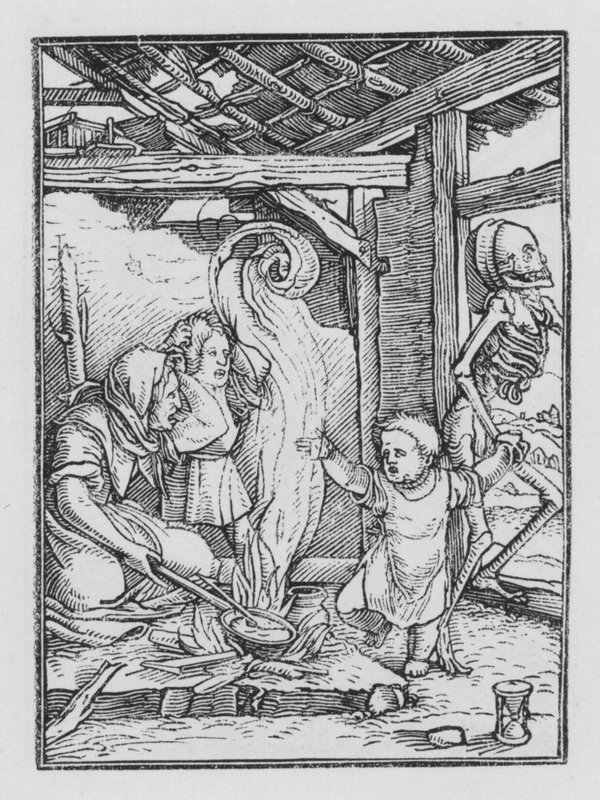 Dança da Morte de Holbein: A Criança de Hans after Holbein the Younger