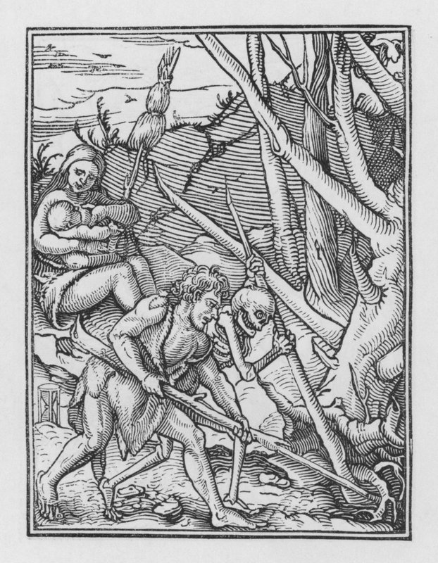A Dança da Morte de Holbein: As Consequências da Queda de Hans after Holbein the Younger