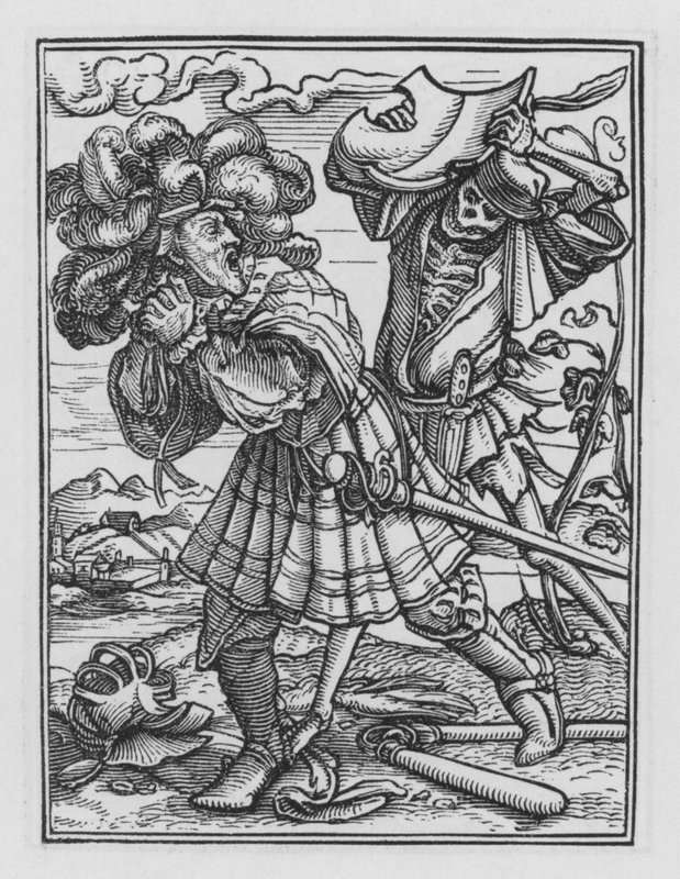 A Dança da Morte de Holbein: O Conde de Hans after Holbein the Younger