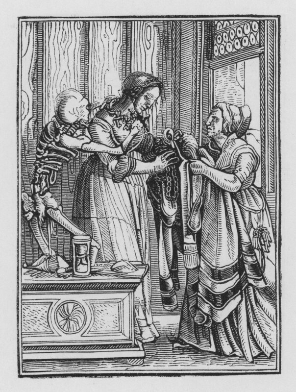 Dança da Morte de Holbein: A Condessa de Hans after Holbein the Younger