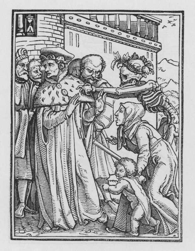 Dança da Morte de Holbein: O Duque de Hans after Holbein the Younger
