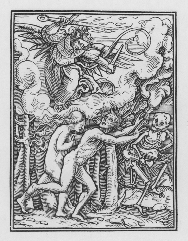 A Dança da Morte de Holbein: A Expulsão de Hans after Holbein the Younger