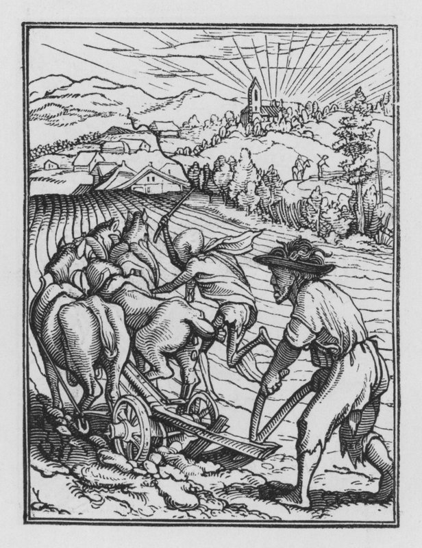 Dança da Morte de Holbein: o homem do marido de Hans after Holbein the Younger