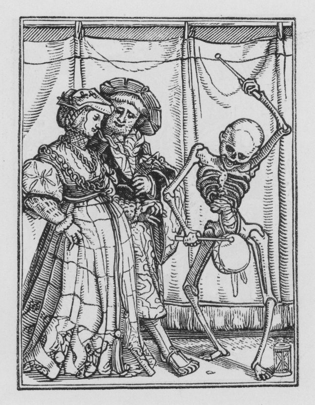 A Dança da Morte de Holbein: A Dama Nova Casada de Hans after Holbein the Younger