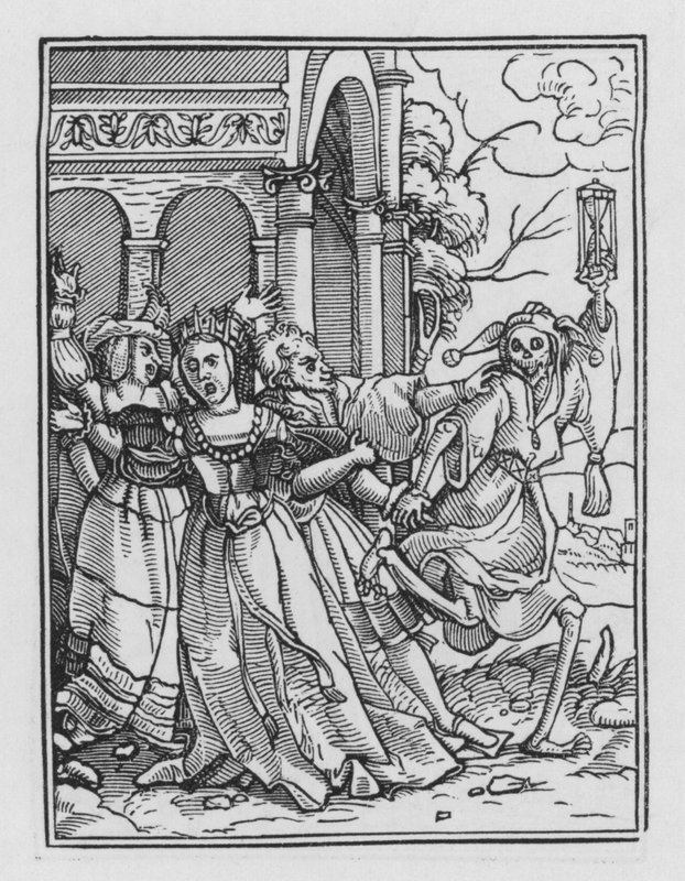 Dança da Morte de Holbein: A Rainha de Hans after Holbein the Younger