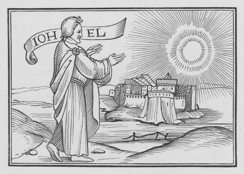 Joel prediz a destruição de Jerusalém, Joel I, 14 de Hans after Holbein the Younger