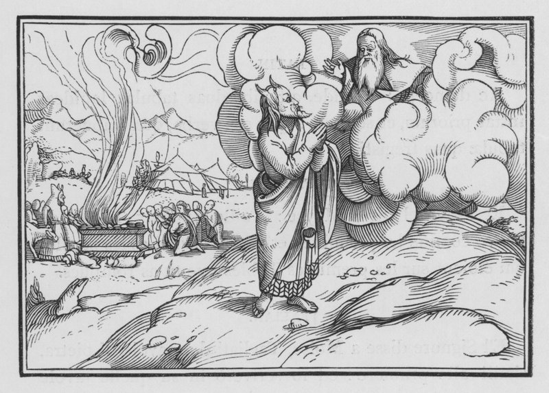 As Ofertas Queimadas, Levítico 1, 2 de Hans after Holbein the Younger