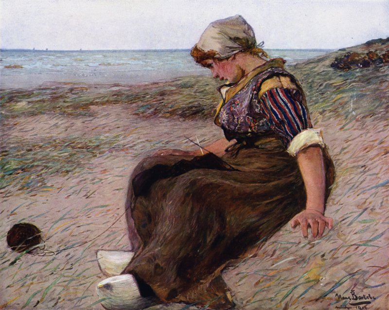 No fundo do Pensamento (cor litho) de Hans von Bartels