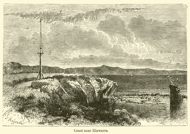 Costa perto de Illawarra de Harden Sidney Melville