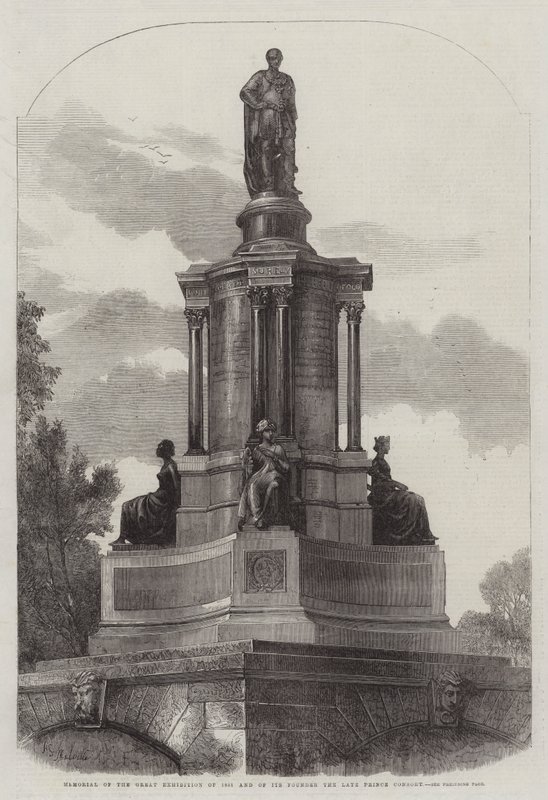 Memorial da Grande Exposição de 1851 e do seu Fundador o falecido Príncipe Consorte de Harden Sidney Melville