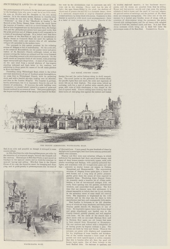 Aspectos pitorescos do East End de Harold Oakley