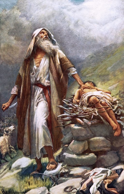 Abraão e Isaque de Harold Copping